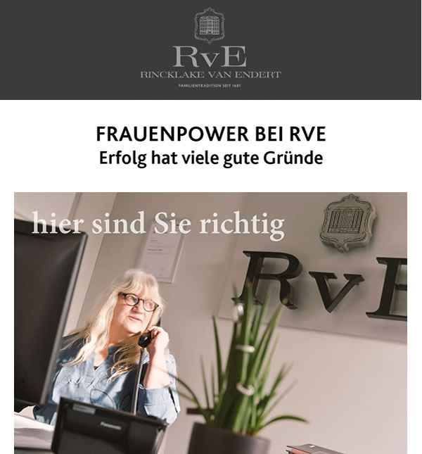 Frauenpower bei RvE, Erfolg hat viele gute Gründe