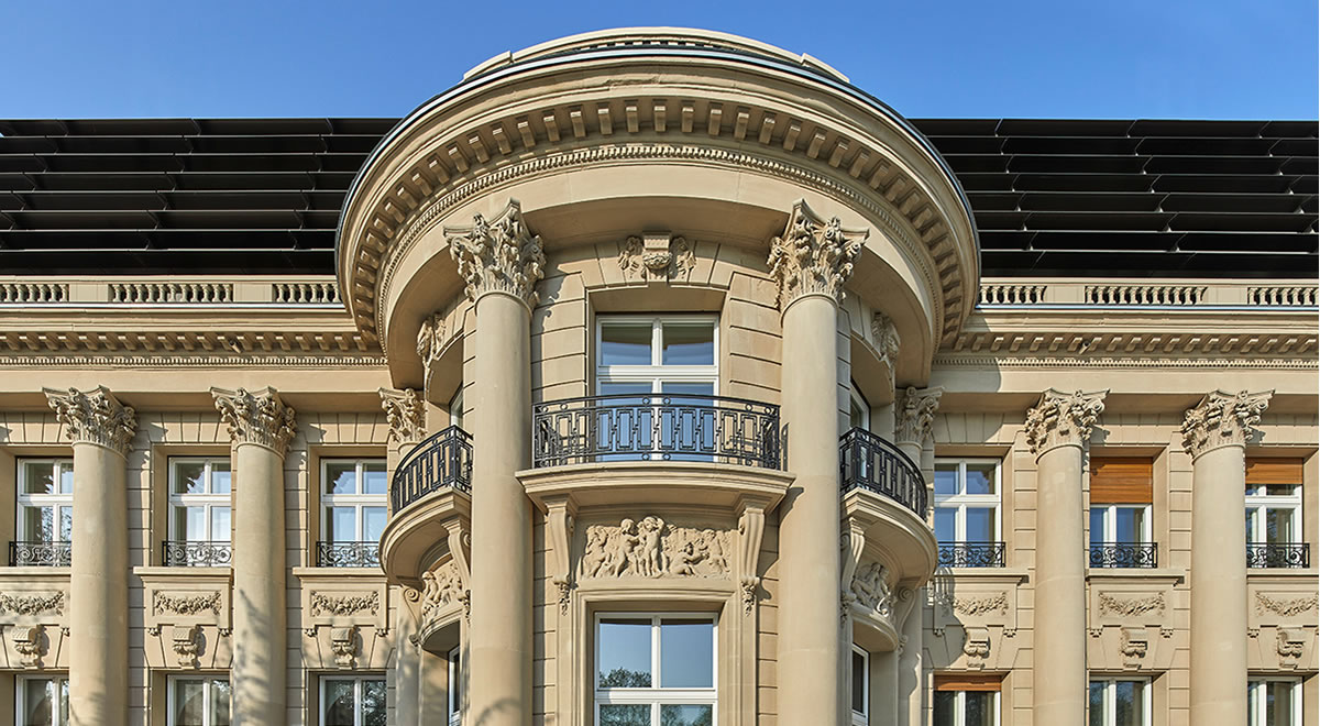 Außenansicht auf das Palais Oppenheim in Köln